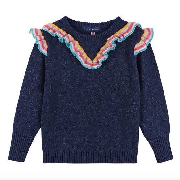 Andy & Evan girls sweater legging set - Picture 2 of 4